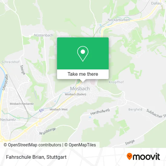 Fahrschule Brian map