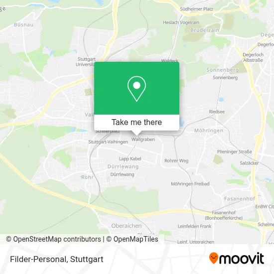 Filder-Personal map