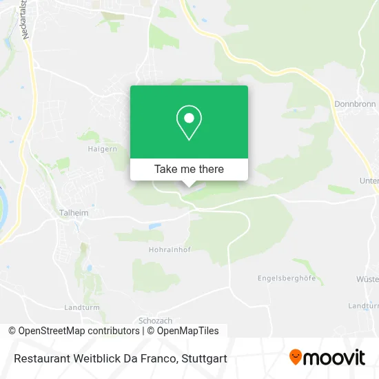 Restaurant Weitblick Da Franco map