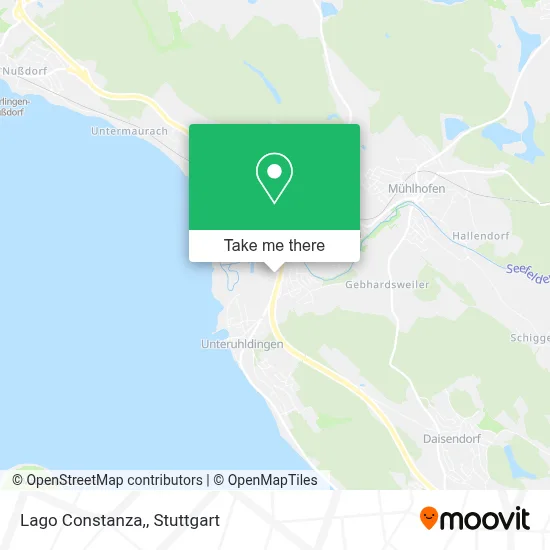 Lago Constanza, map