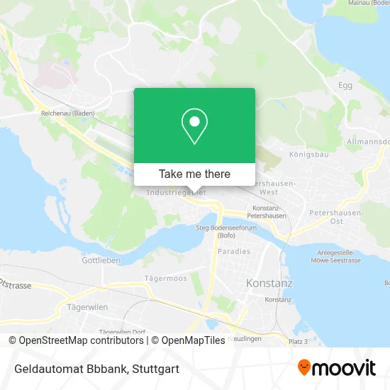 Geldautomat Bbbank map