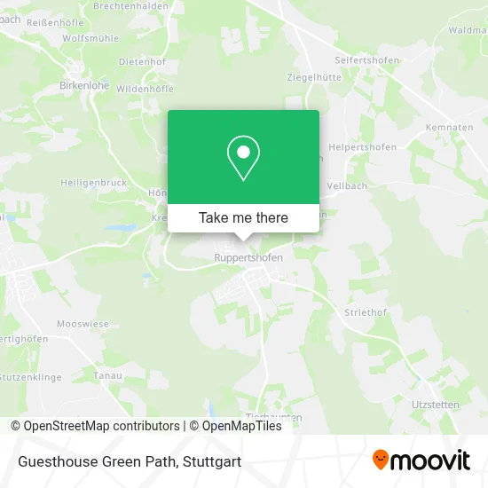 Guesthouse Green Path map