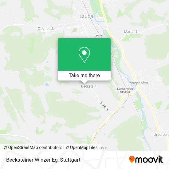 Becksteiner Winzer Eg map