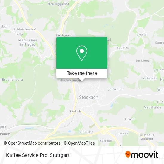 Kaffee Service Pro map