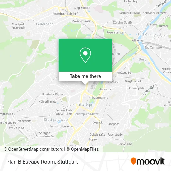 Plan B Escape Room map