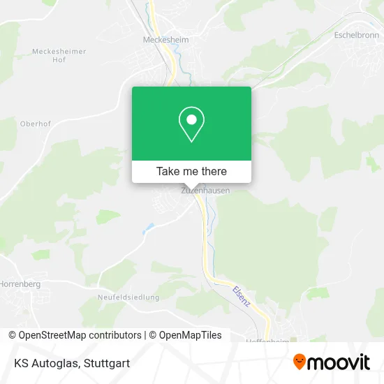 KS Autoglas map