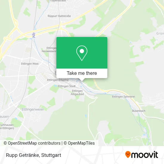 Rupp Getränke map