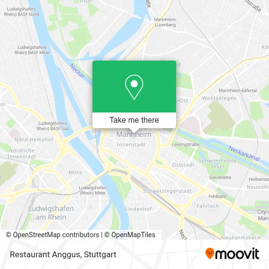 Restaurant Anggus map