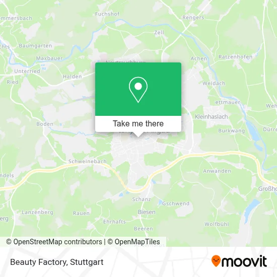 Beauty Factory map