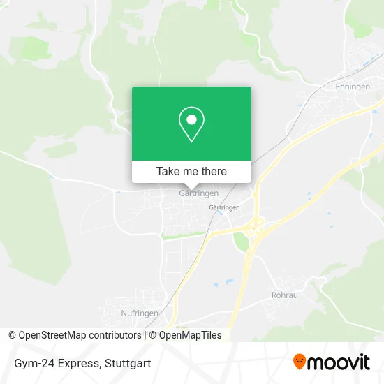 Gym-24 Express map
