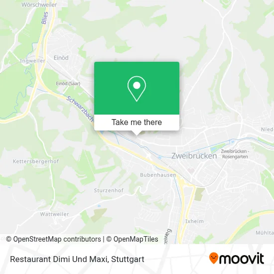 Restaurant Dimi Und Maxi map