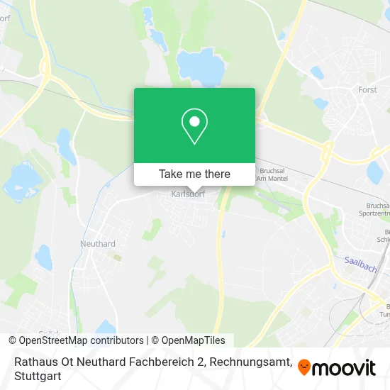 Rathaus Ot Neuthard Fachbereich 2, Rechnungsamt map