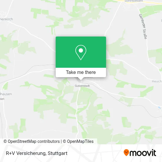 R+V Versicherung map