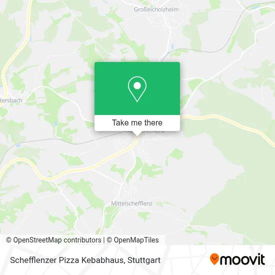 Schefflenzer Pizza Kebabhaus map