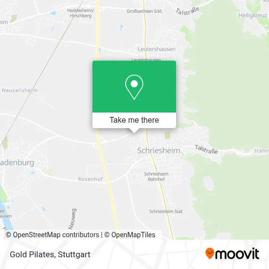 Gold Pilates map