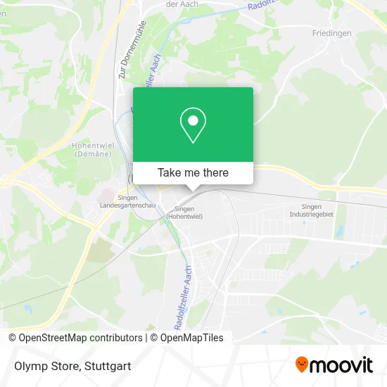 Olymp Store map