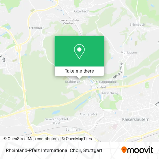 Rheinland-Pfalz International Choir map