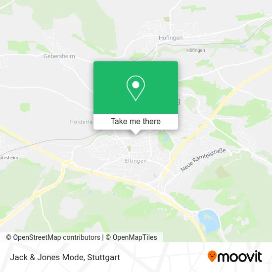 Jack & Jones Mode map