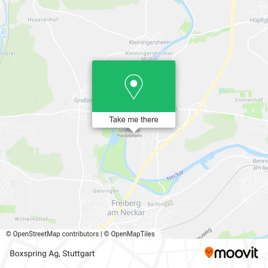 Boxspring Ag map