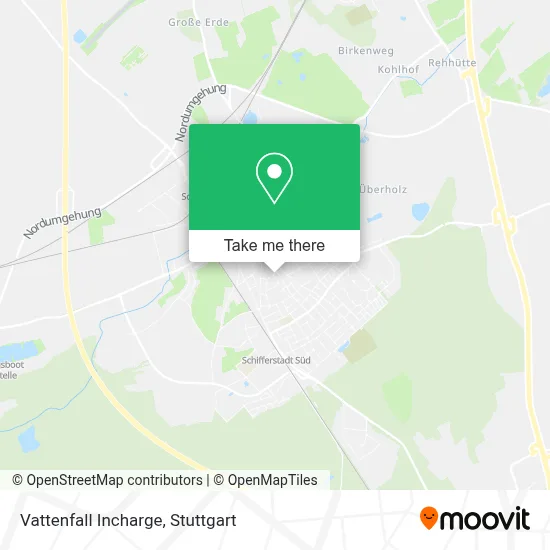Vattenfall Incharge map