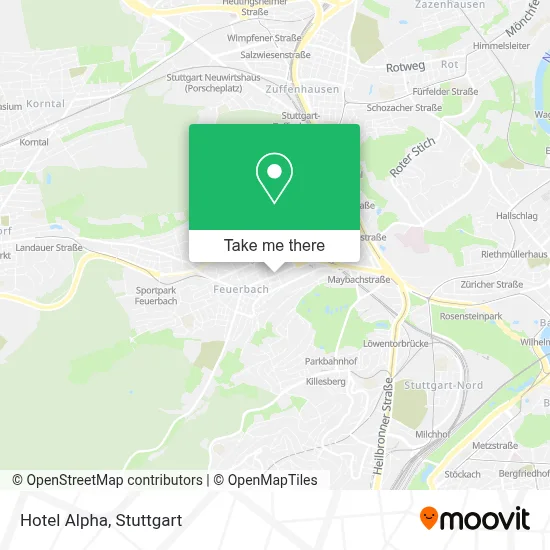 Hotel Alpha map