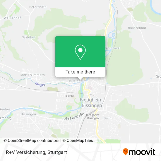 R+V Versicherung map