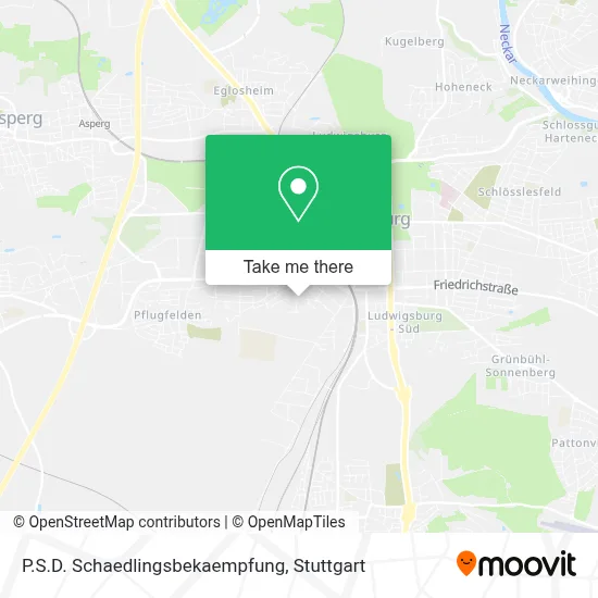 P.S.D. Schaedlingsbekaempfung map
