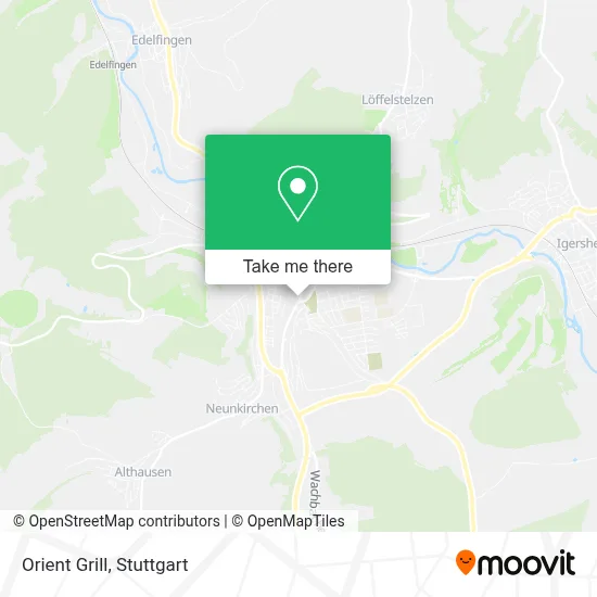 Orient Grill map