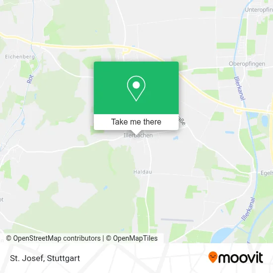 St. Josef map