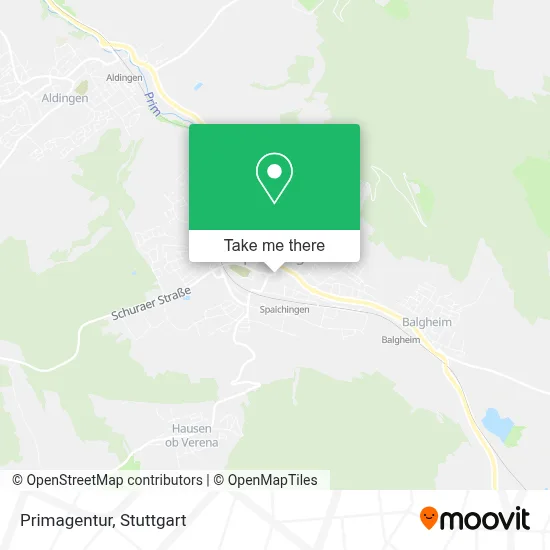 Primagentur map