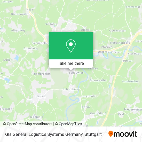 Gls General Logistics Systems Germany map