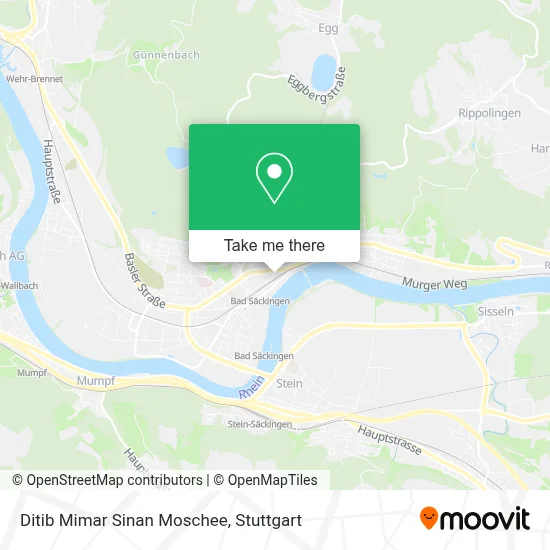 Ditib Mimar Sinan Moschee map