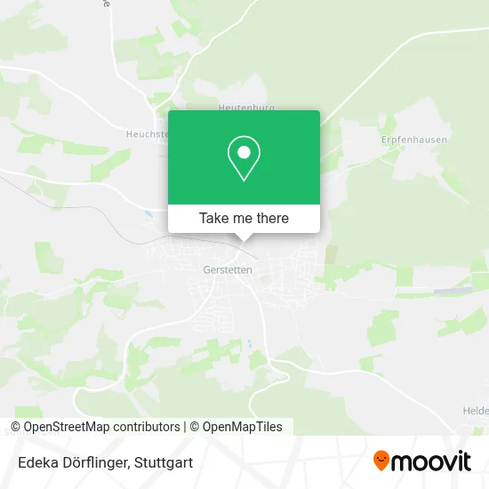Edeka Dörflinger map
