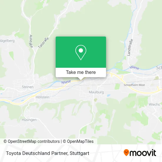 Toyota Deutschland Partner map