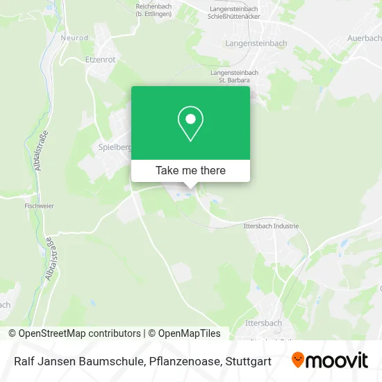 Ralf Jansen Baumschule, Pflanzenoase map
