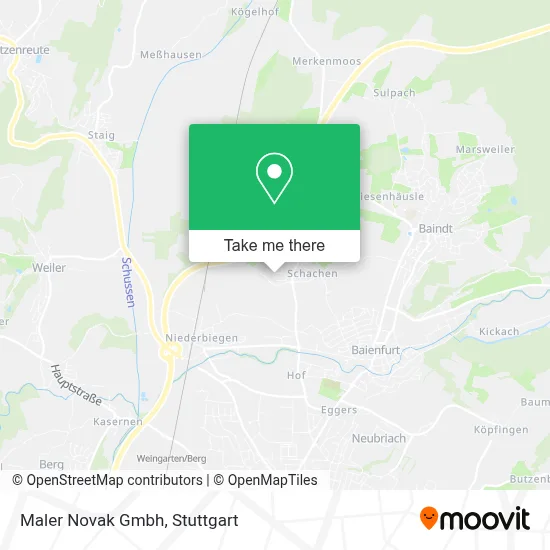 Maler Novak Gmbh map