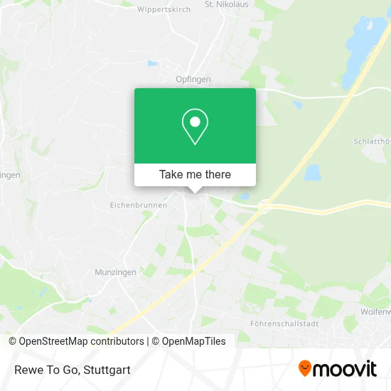 Rewe To Go map
