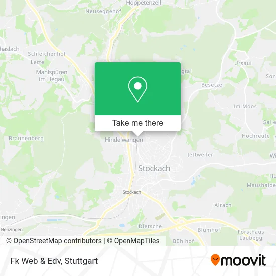 Fk Web & Edv map