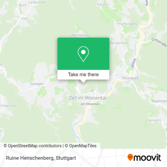 Ruine Henschenberg map