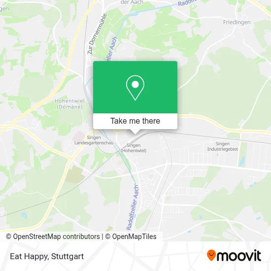 Eat Happy map