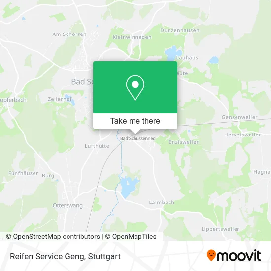 Reifen Service Geng map