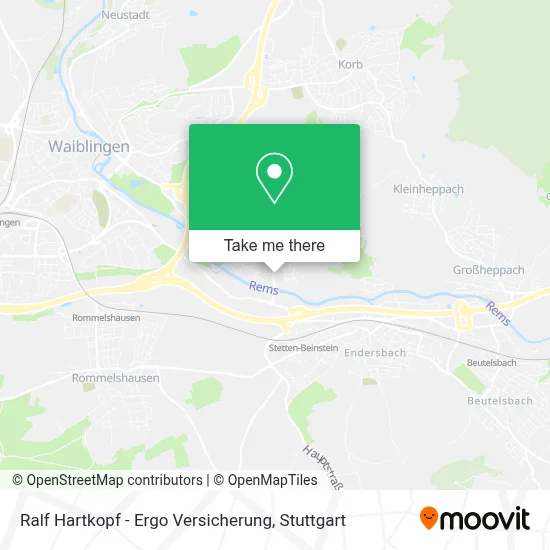 Ralf Hartkopf - Ergo Versicherung map