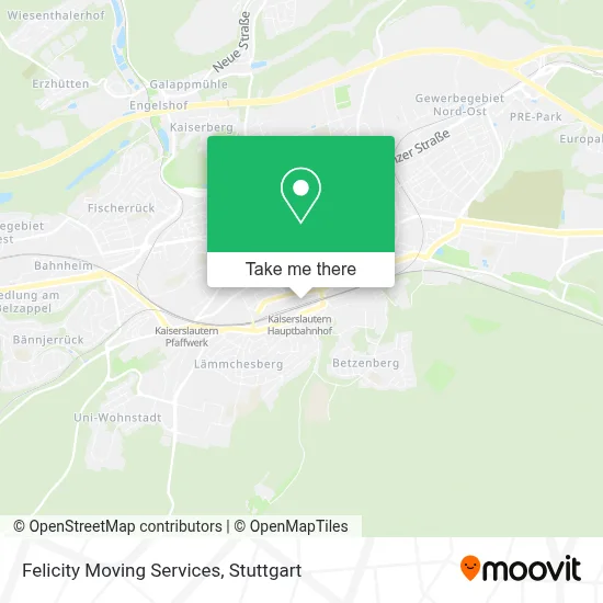 Felicity Moving Services map