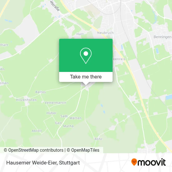 Hausemer Weide-Eier map