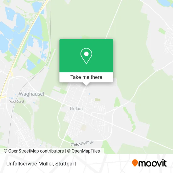 Unfallservice Muller map