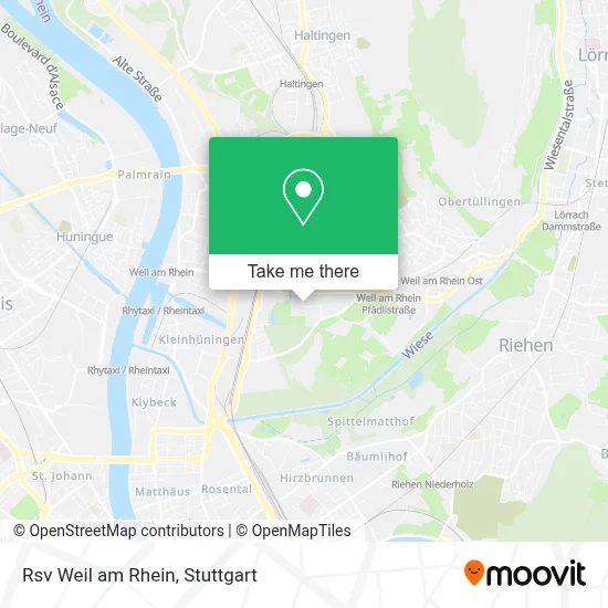 Rsv Weil am Rhein map