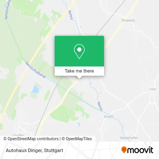 Autohaus Dinger map