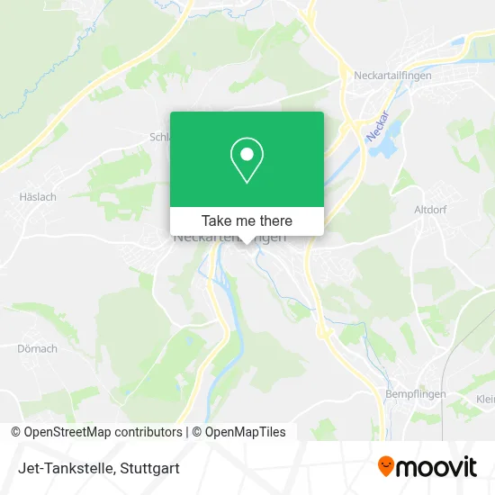 Jet-Tankstelle map