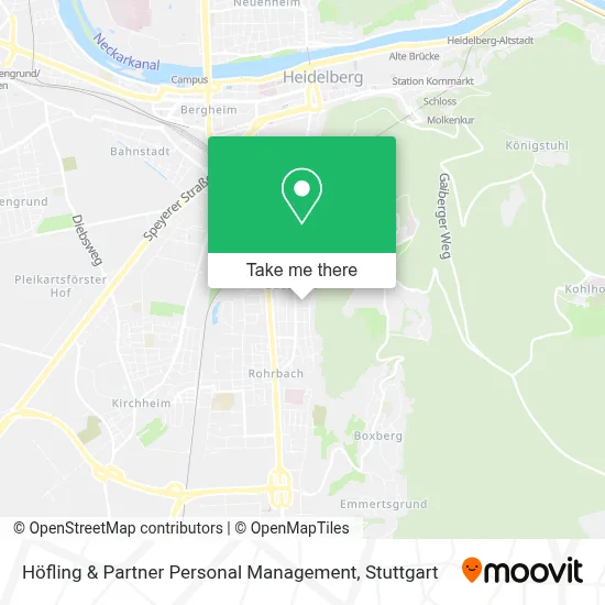 Höfling & Partner Personal Management map