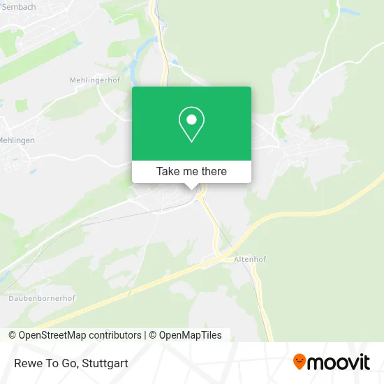 Rewe To Go map